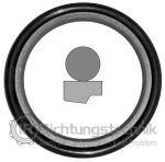 Stangendichtung RS-11 20,0 x 27,3 x 3,2 mm PTFE-Bronze mit O-Ring 21,89 x 2,62 mm BS118 NBR 70 +/- 5 Shore A schwarz/black